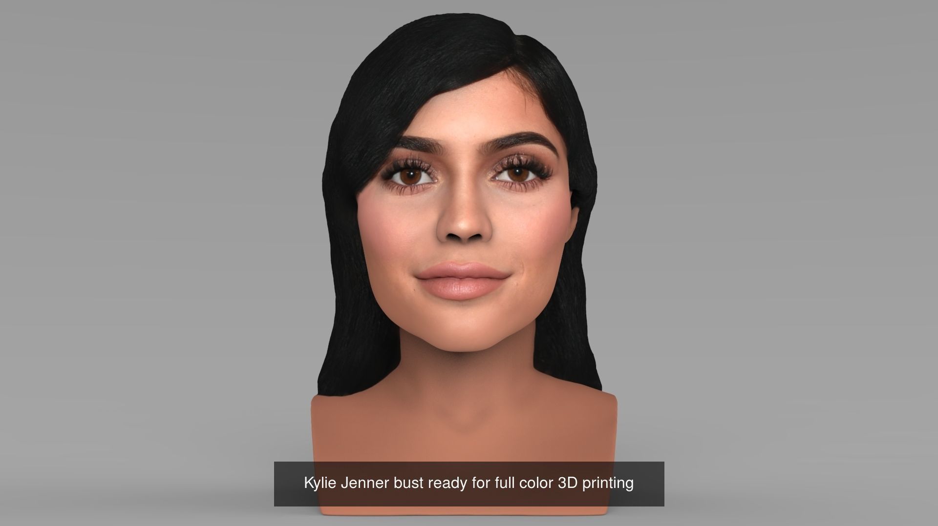 The Kardashians busts ready for full color 3D printing 3D Model Collection_1