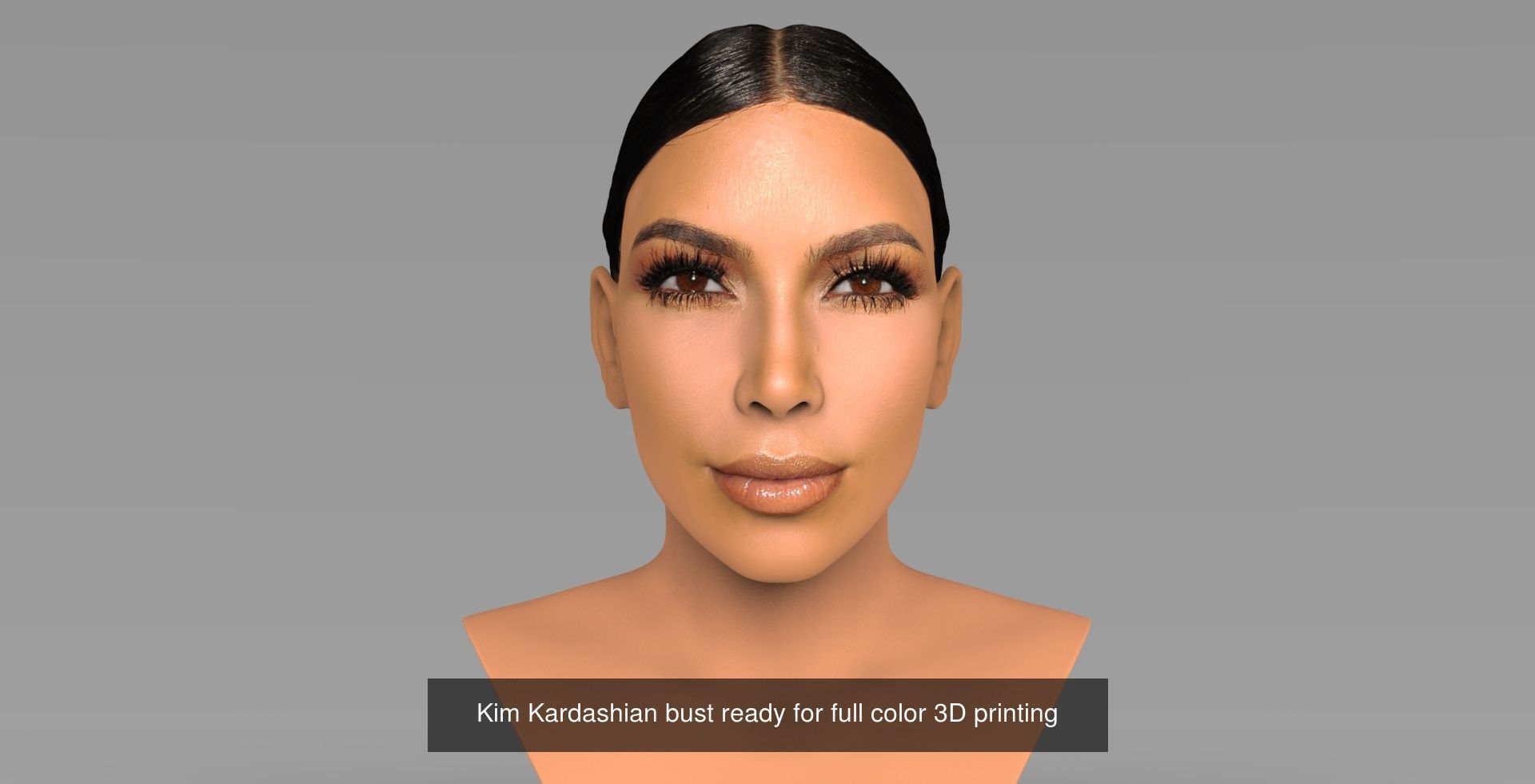 The Kardashians busts ready for full color 3D printing 3D Model Collection_3