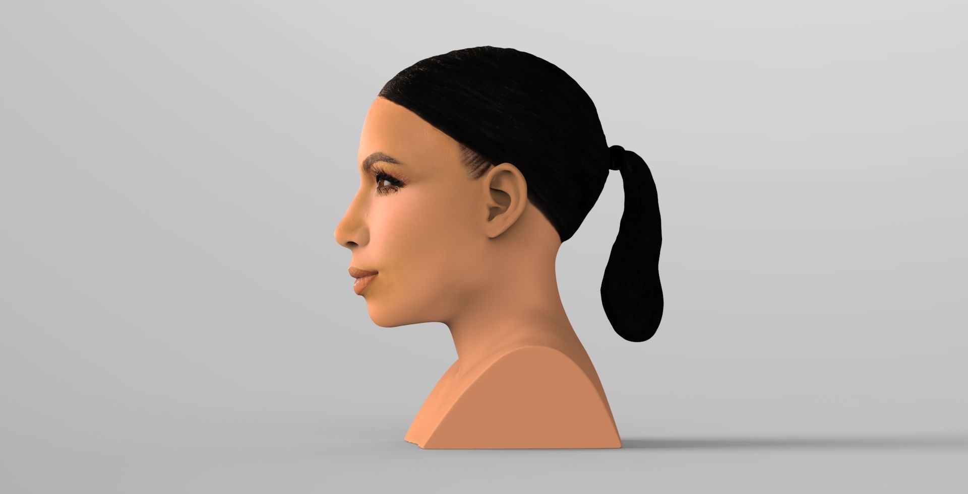 The Kardashians busts ready for full color 3D printing 3D Model Collection_6