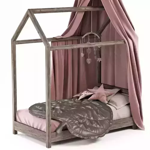 HYGGE bed 01 3D model