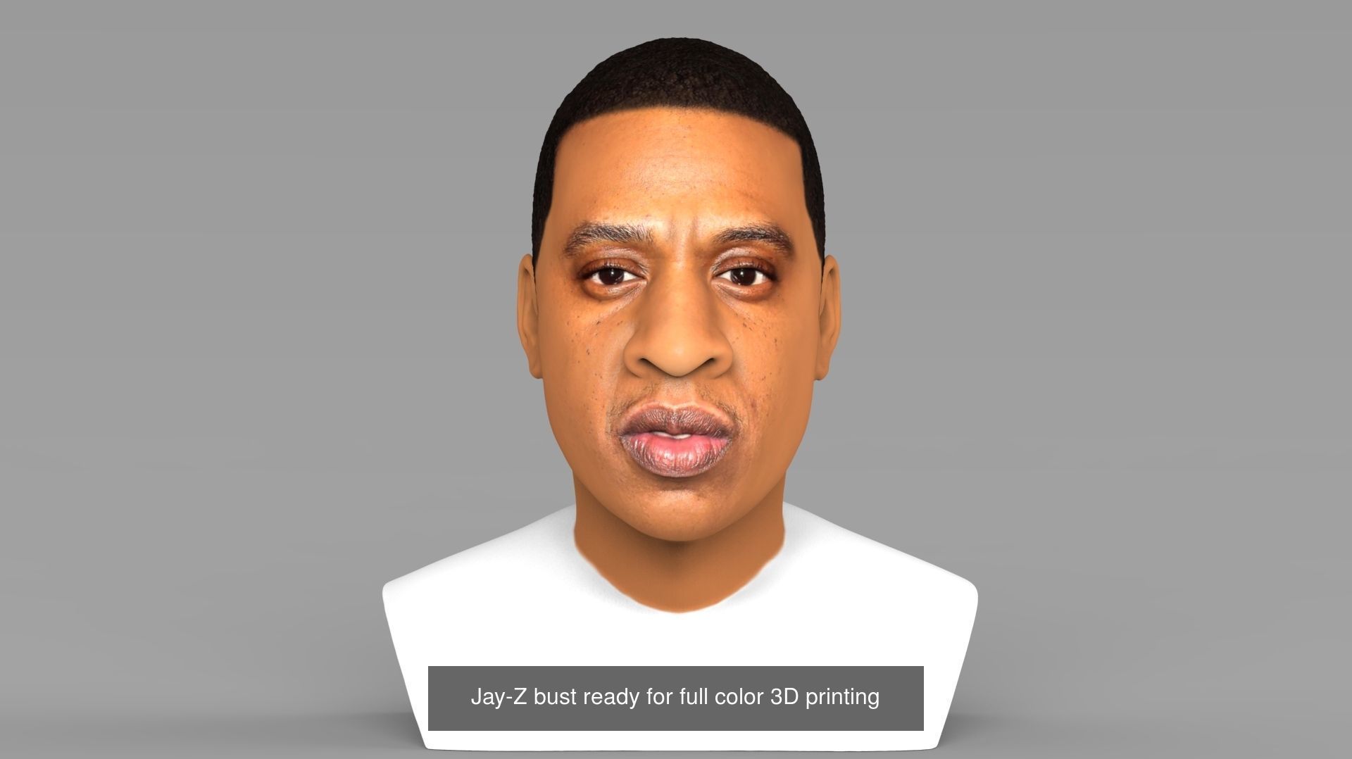 Famous Rappers busts ready for full color 3D printing 3D Model Collection_5