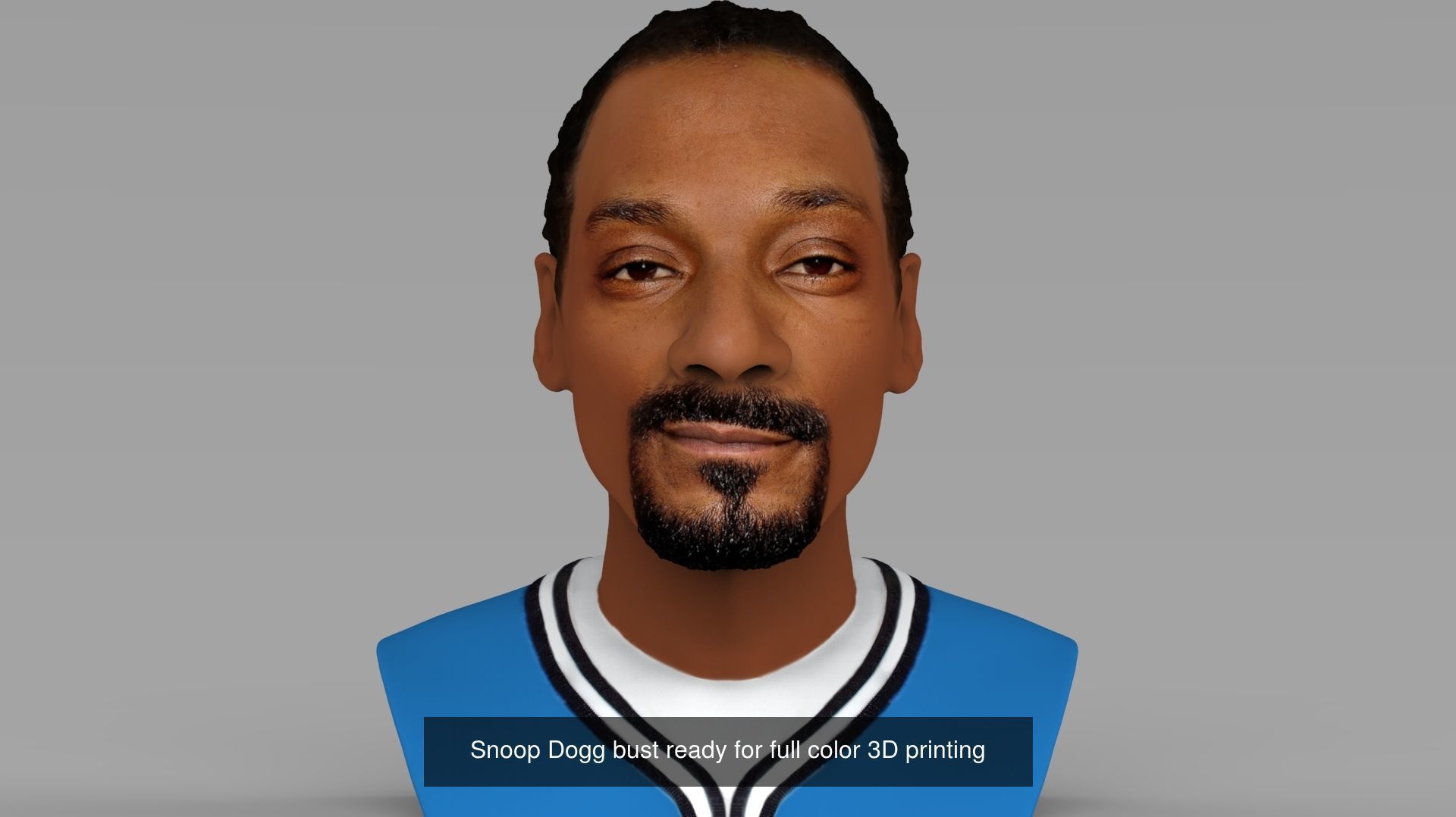 Famous Rappers busts ready for full color 3D printing 3D Model Collection_7