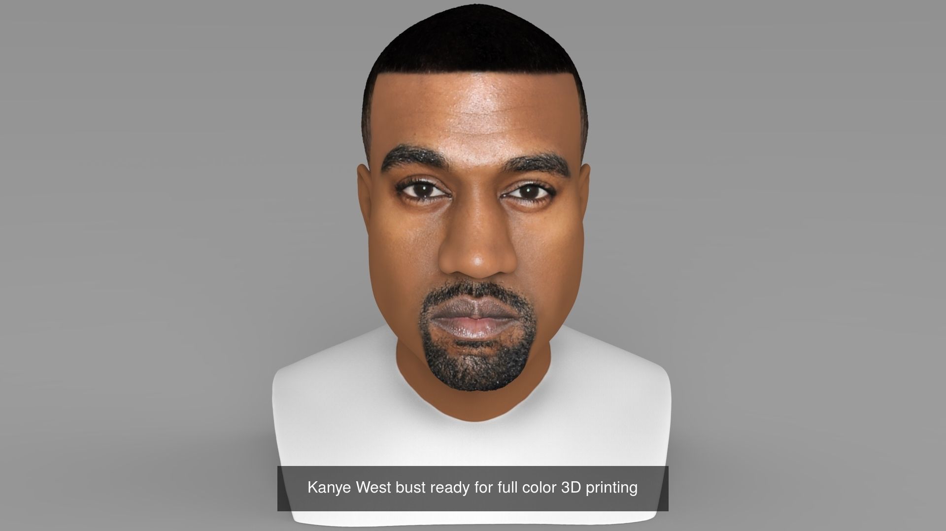 Famous Rappers busts ready for full color 3D printing 3D Model Collection_3
