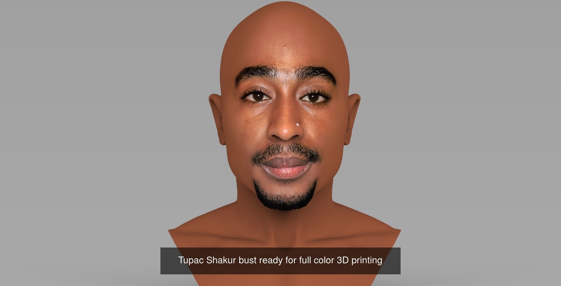 Famous Rappers busts ready for full color 3D printing 3D Model Collection_2