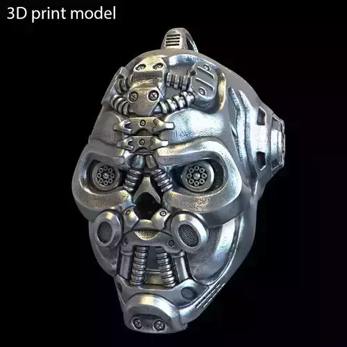 Skull pendant jewelry Robotic vol1