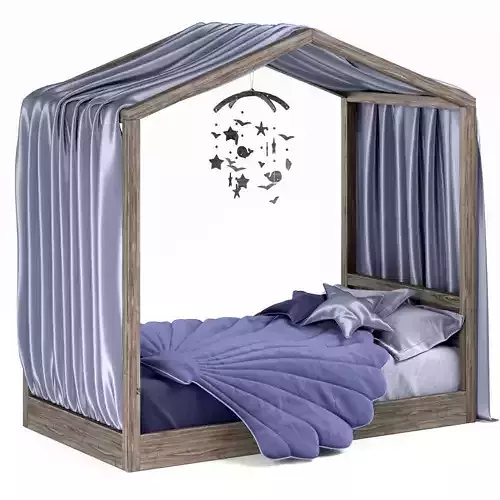 HYGGE bed 02 3D model