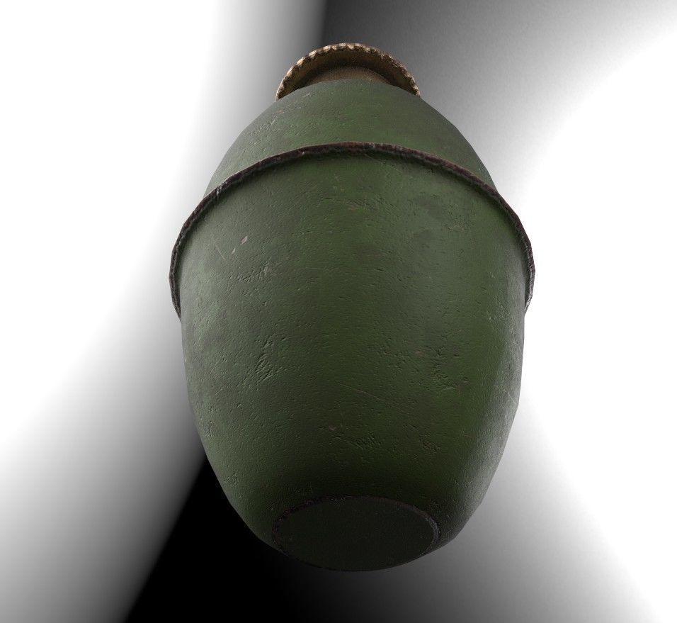 Yugoslavian grenade M38 Low-poly 3D model_4