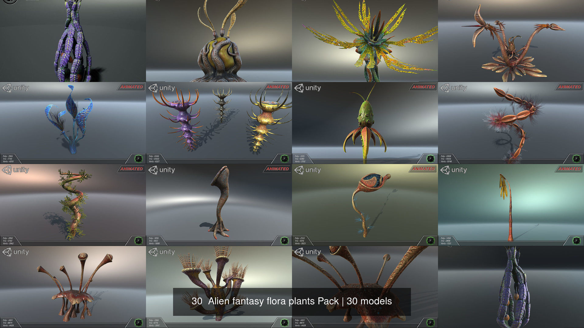45 Alien fantasy flora -  Big Pack 3D Model Collection_71