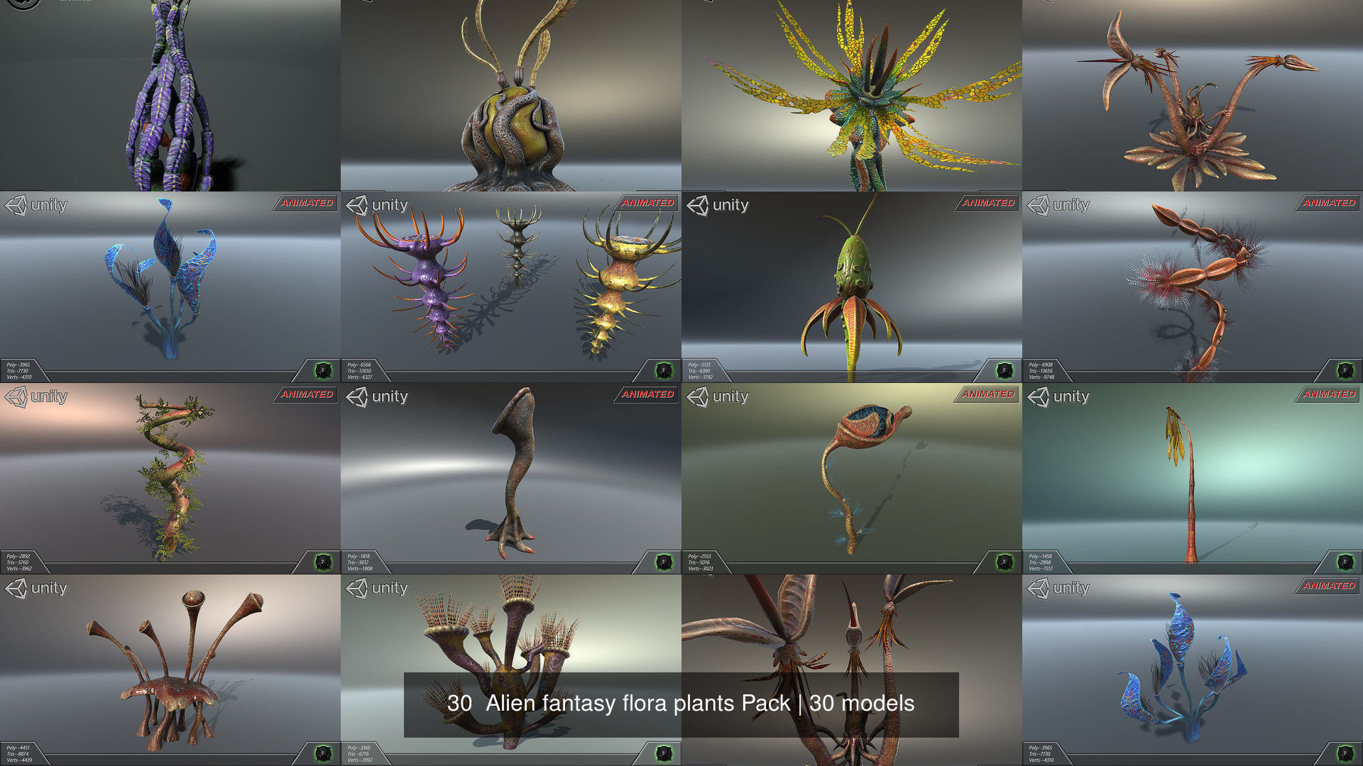 45 Alien fantasy flora -  Big Pack 3D Model Collection_62