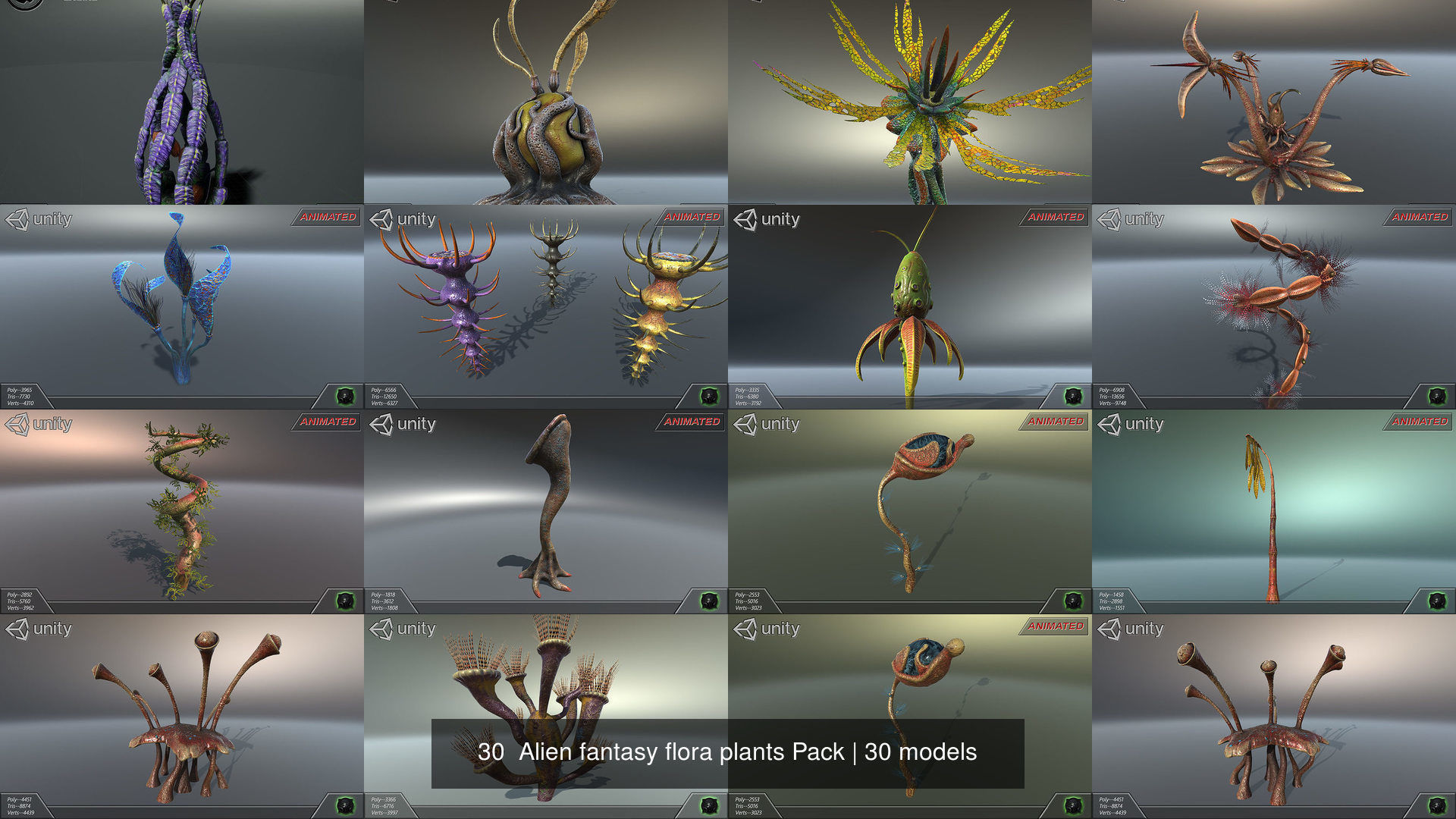 45 Alien fantasy flora -  Big Pack 3D Model Collection_73