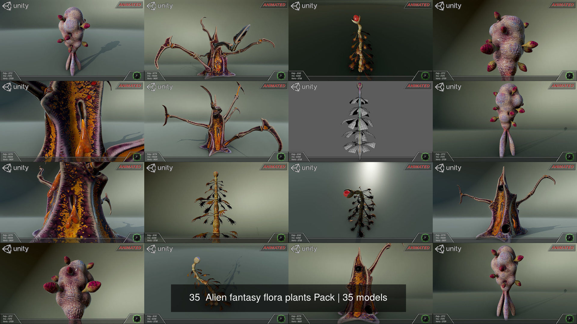 45 Alien fantasy flora -  Big Pack 3D Model Collection_60