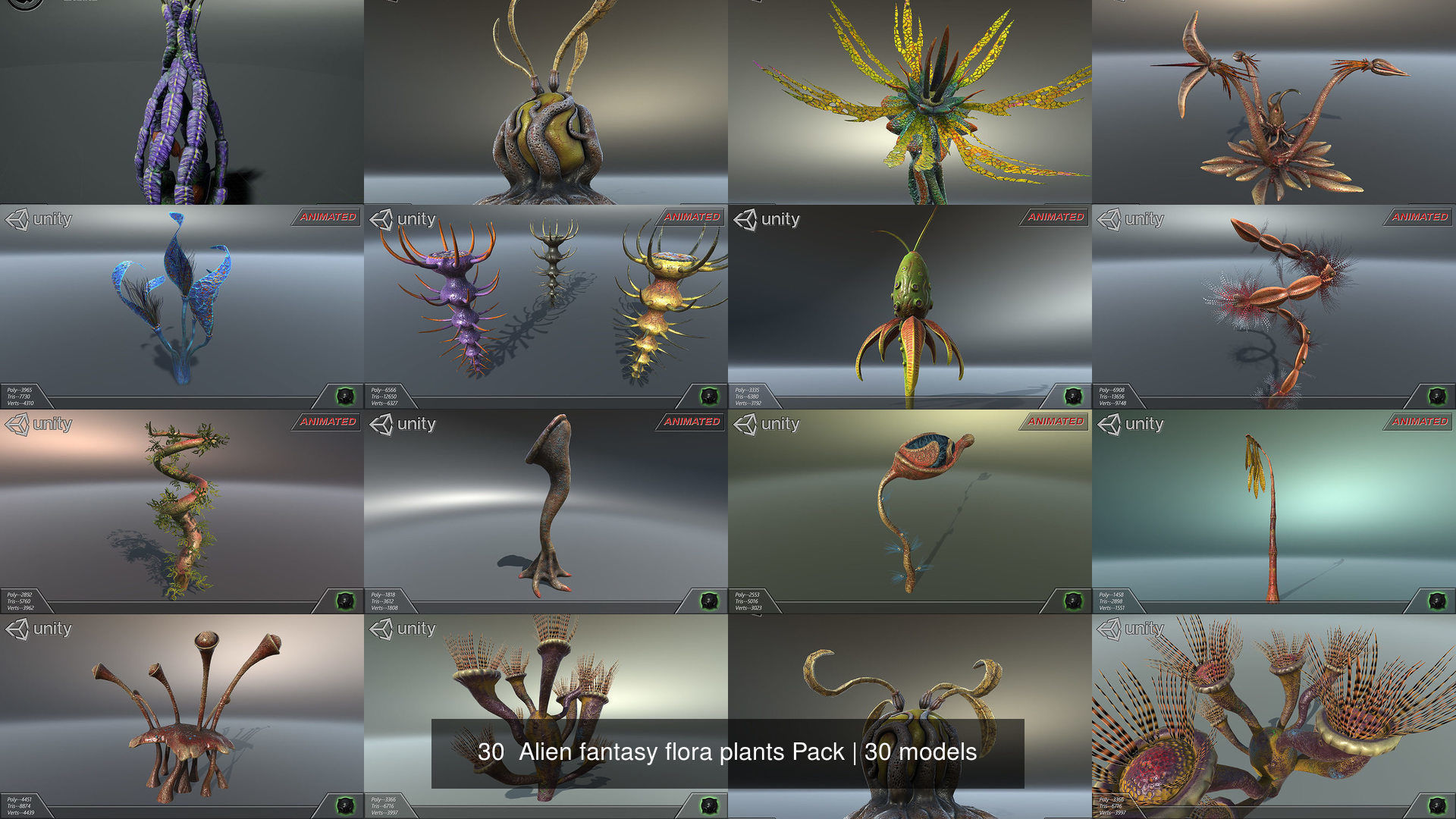 45 Alien fantasy flora -  Big Pack 3D Model Collection_67