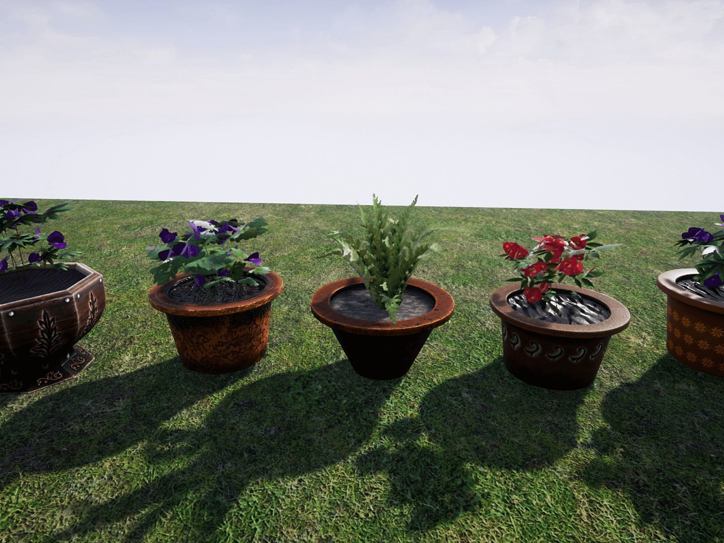 House Plants 2 for UNREAL Low-poly 3D model_2