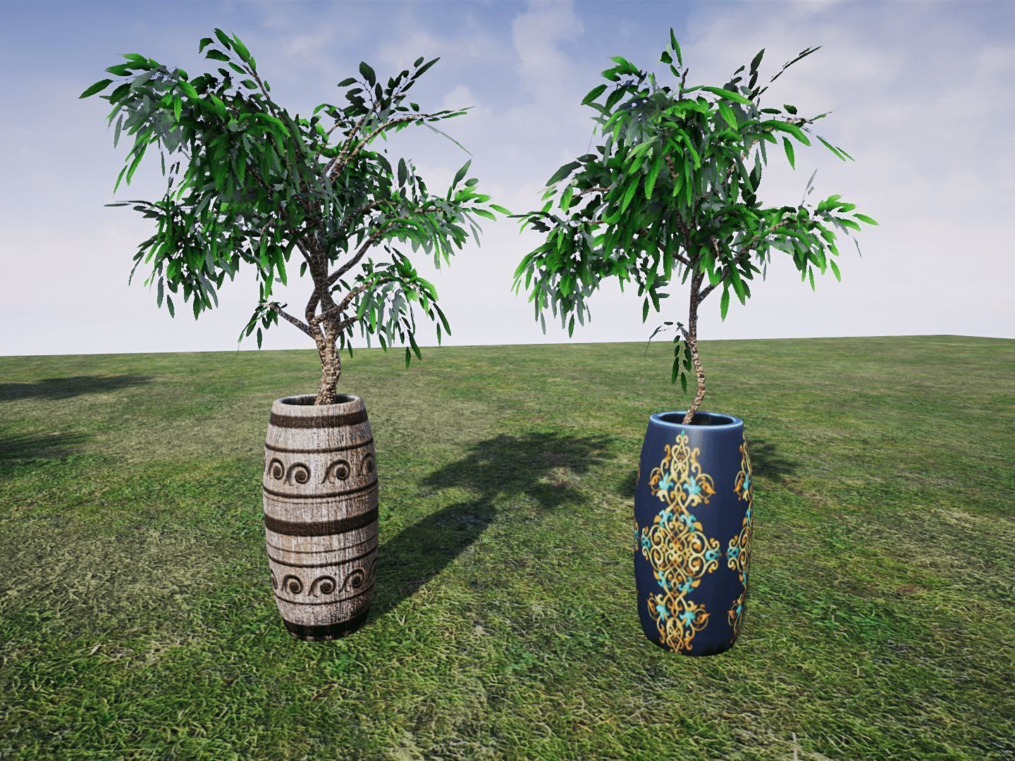 House Plants 2 for UNREAL Low-poly 3D model_6