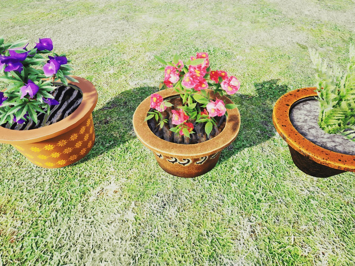 House Plants 2 for UNREAL Low-poly 3D model_8