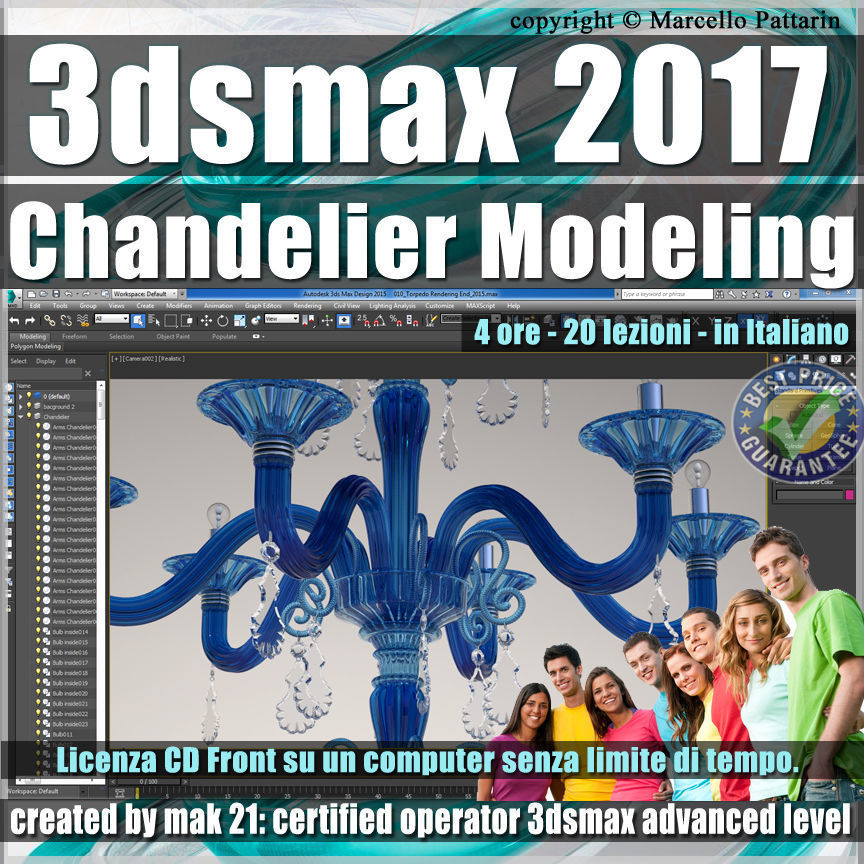 048 3ds max 2017 Chandelier Modeling vol 48 CD front