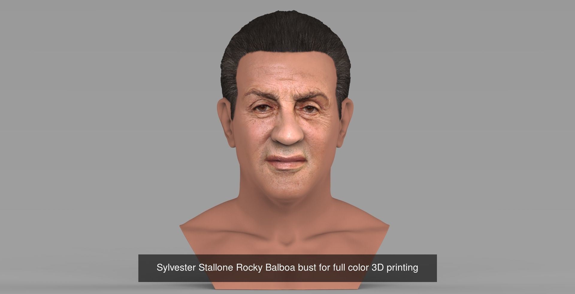 Famous Actors and Celebrities ready for full color printing 3D Model Collection_7