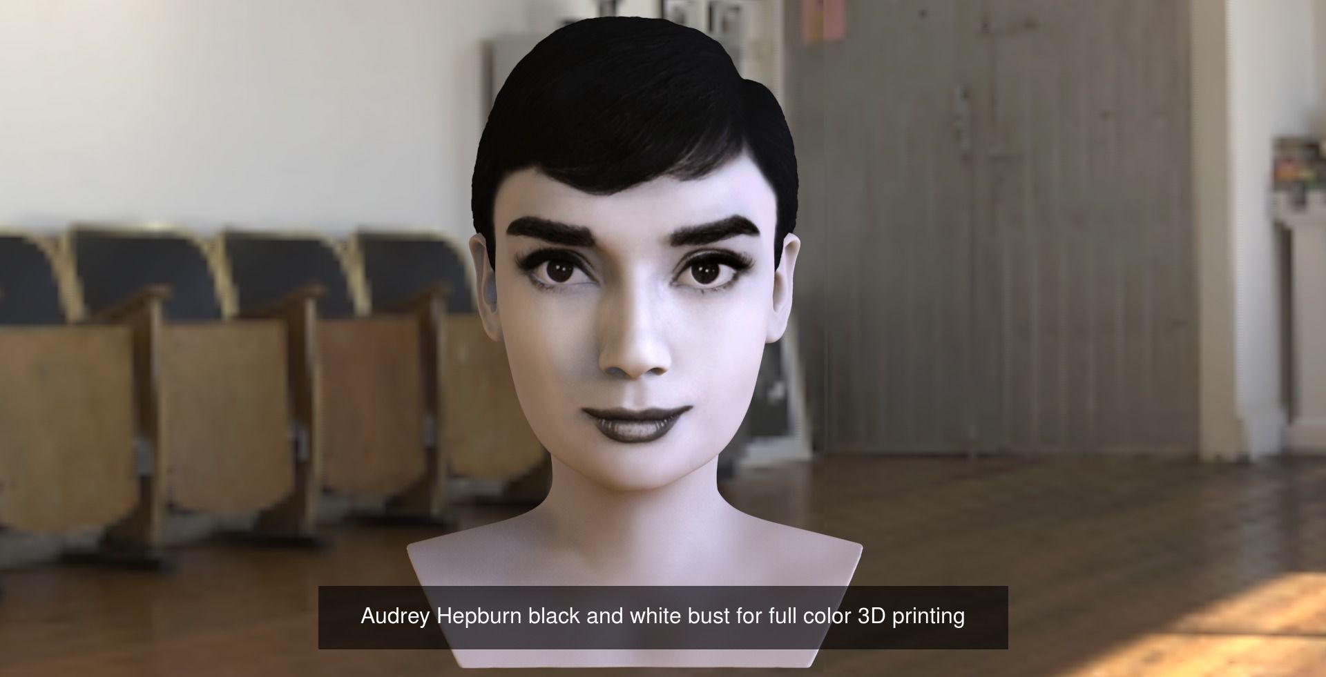 Famous Actors and Celebrities ready for full color printing 3D Model Collection_9