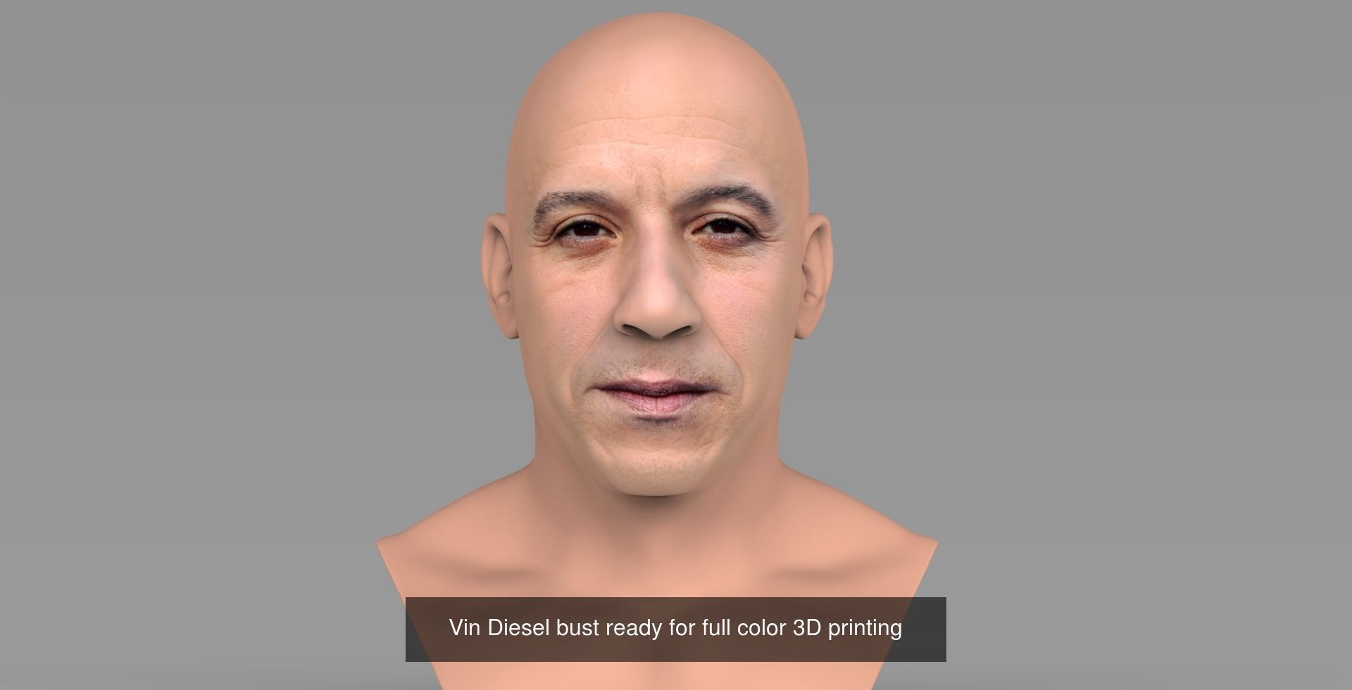 Famous Actors and Celebrities ready for full color printing 3D Model Collection_27