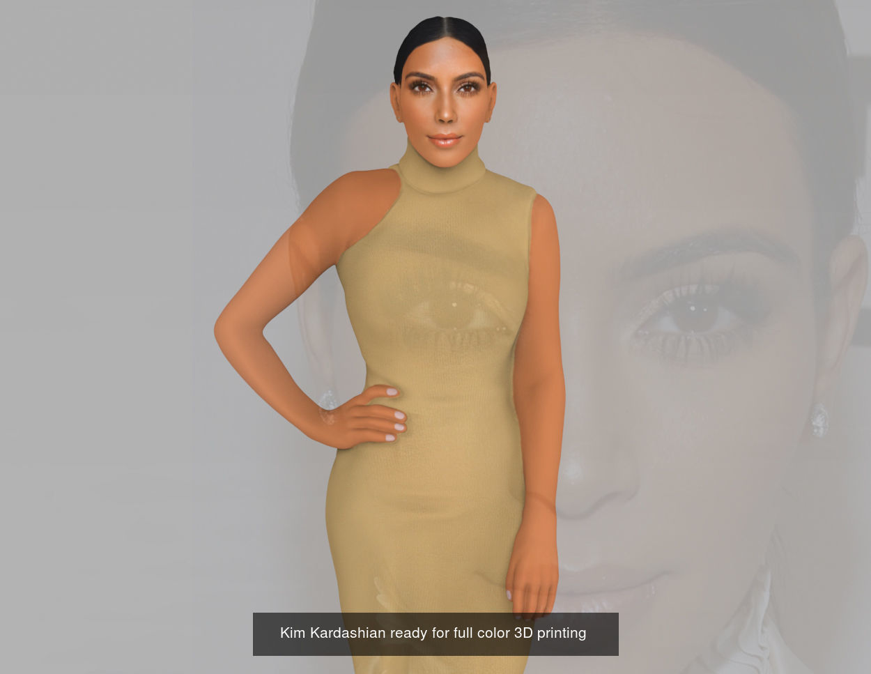 Famous Actors and Celebrities ready for full color printing 3D Model Collection_22