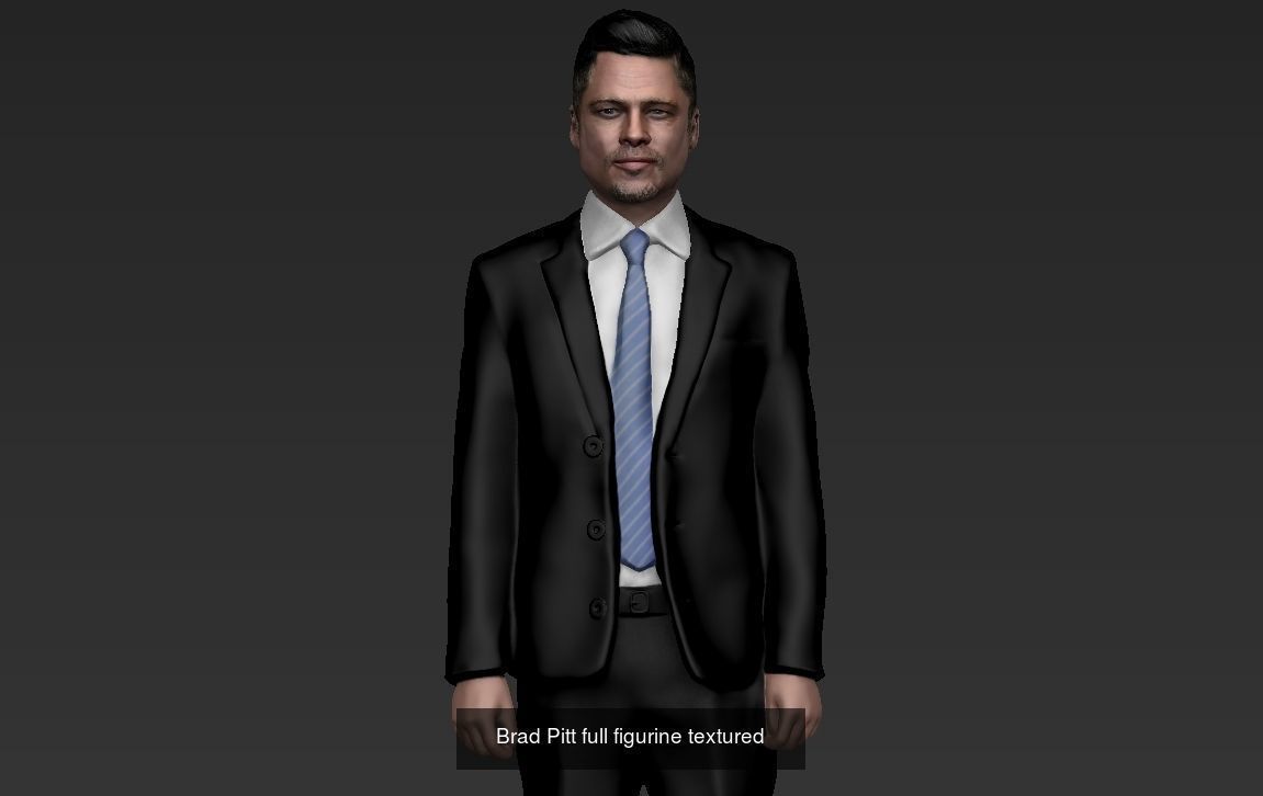 Famous Actors and Celebrities ready for full color printing 3D Model Collection_17