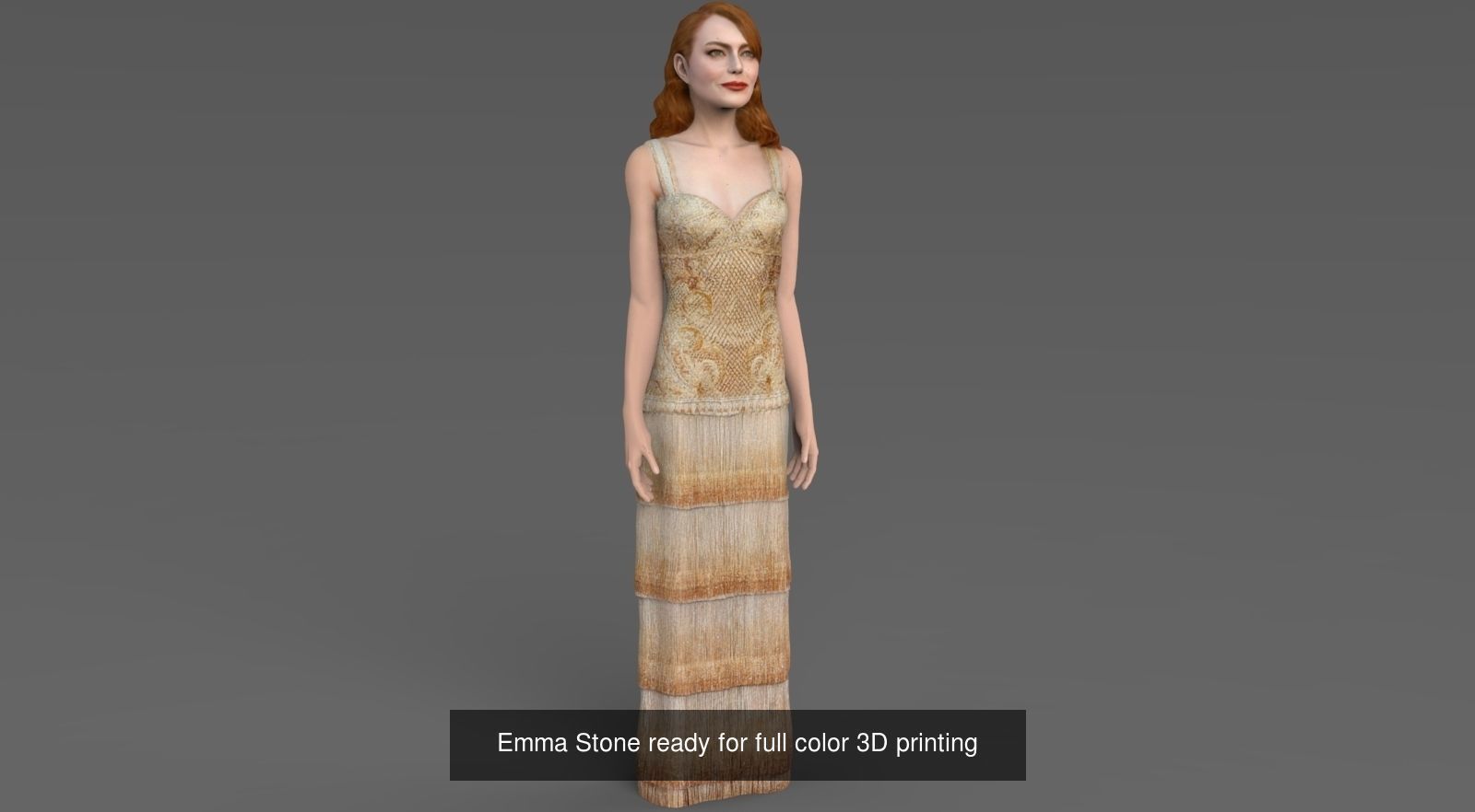Famous Actors and Celebrities ready for full color printing 3D Model Collection_12