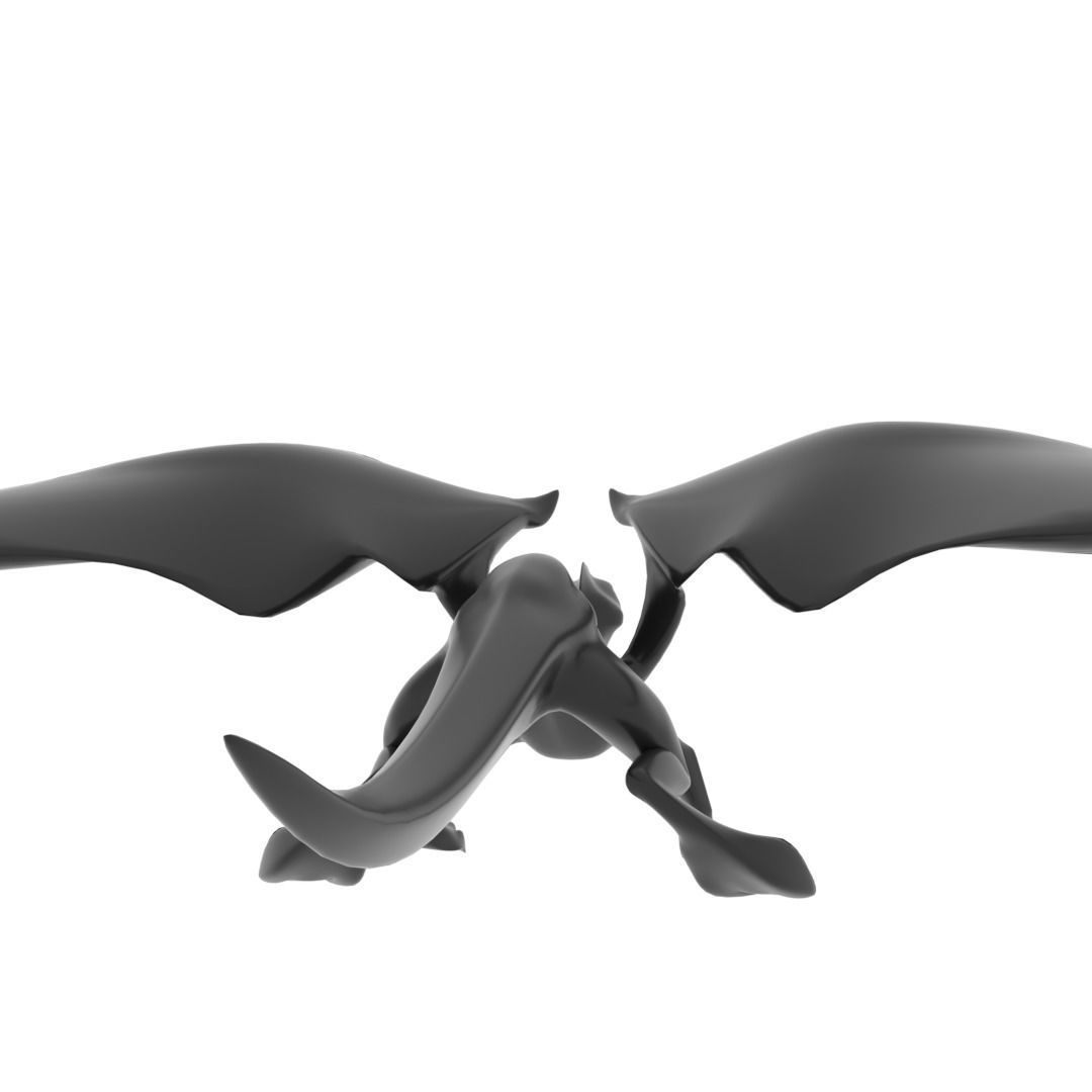 Medium Iguana Dragon Low-poly 3D model_27