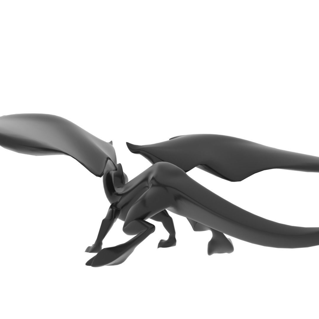 Medium Iguana Dragon Low-poly 3D model_31
