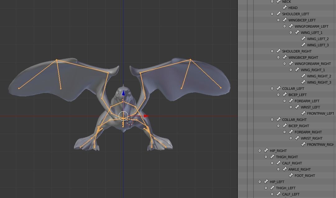 Medium Iguana Dragon Low-poly 3D model_48