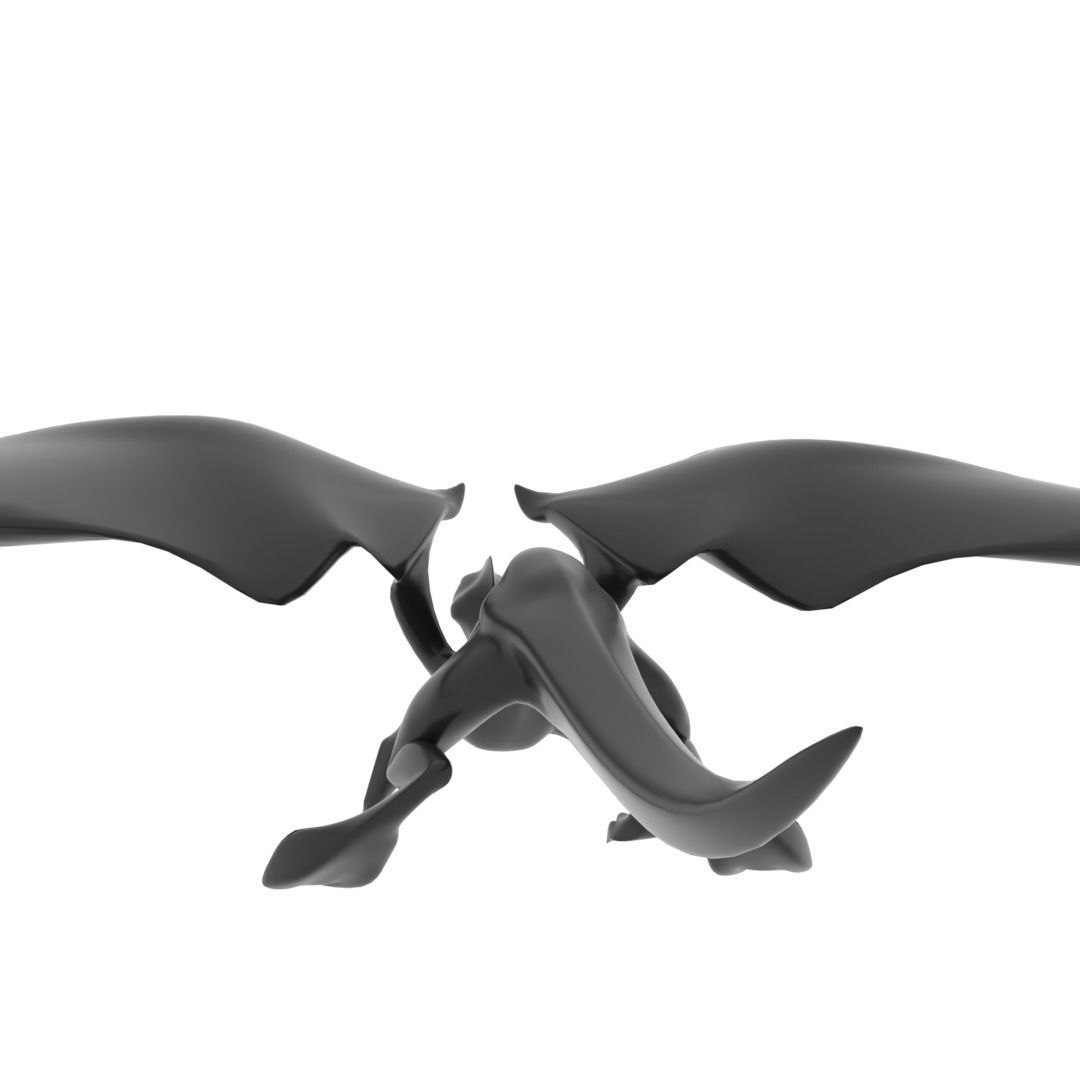 Medium Iguana Dragon Low-poly 3D model_29