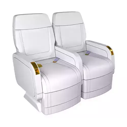 airplane seat of VIP class  3D model