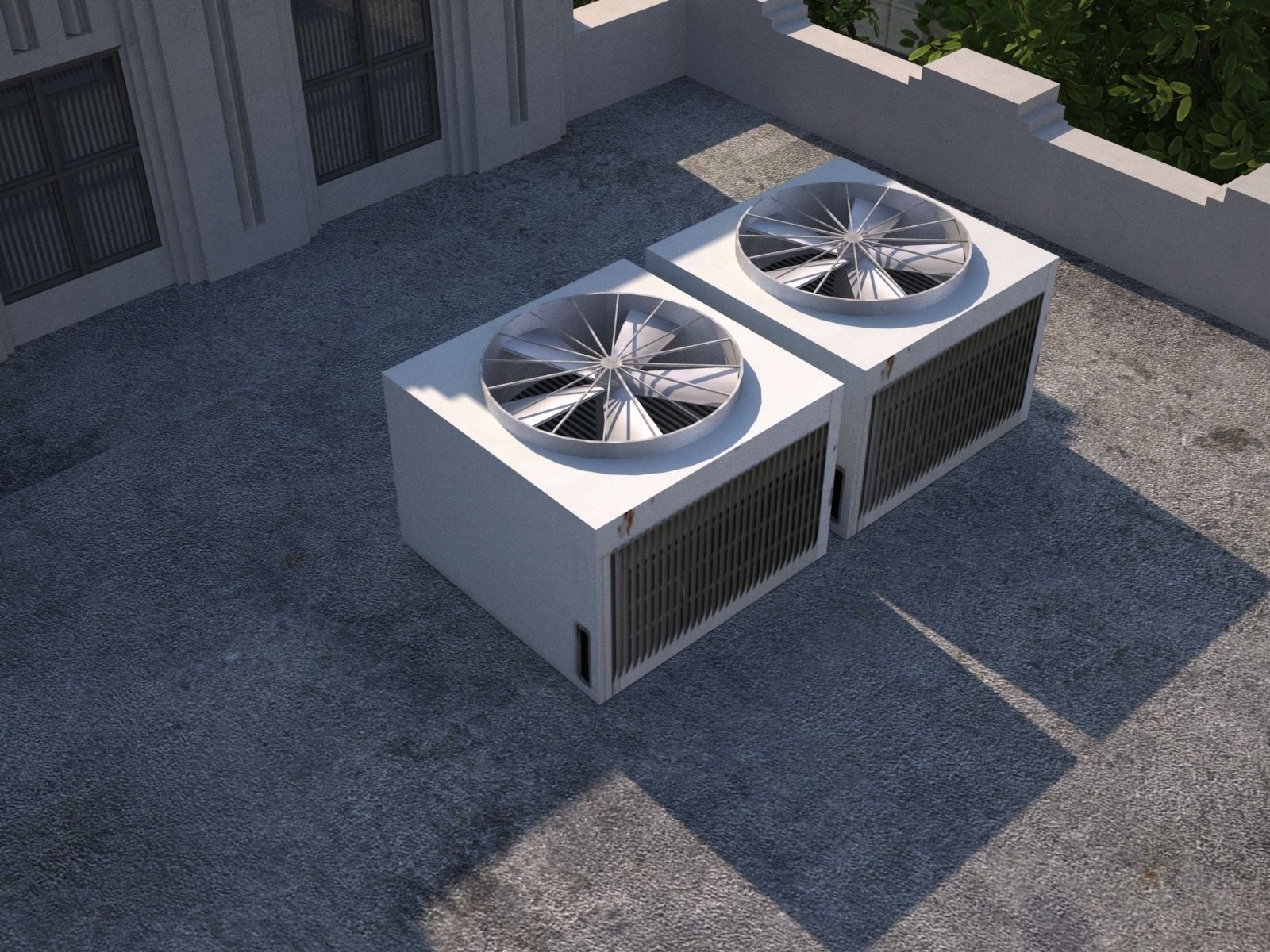 City KC7 Art Deco Low-poly 3D model_11