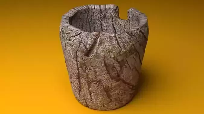 Wood cup