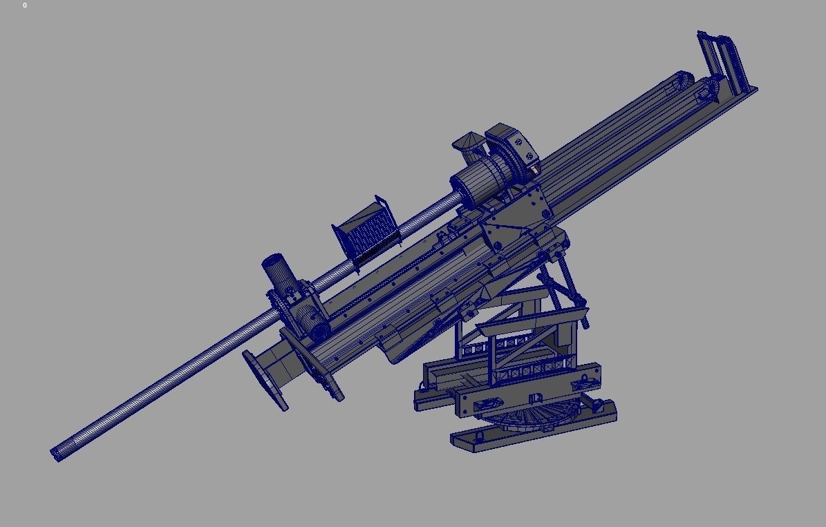 LM 75 Drill Rig 3D Model 3D model_9