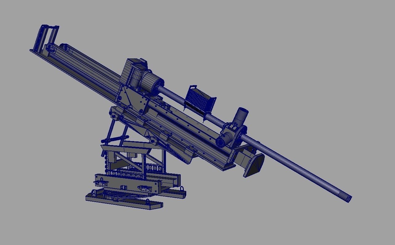 LM 75 Drill Rig 3D Model 3D model_7