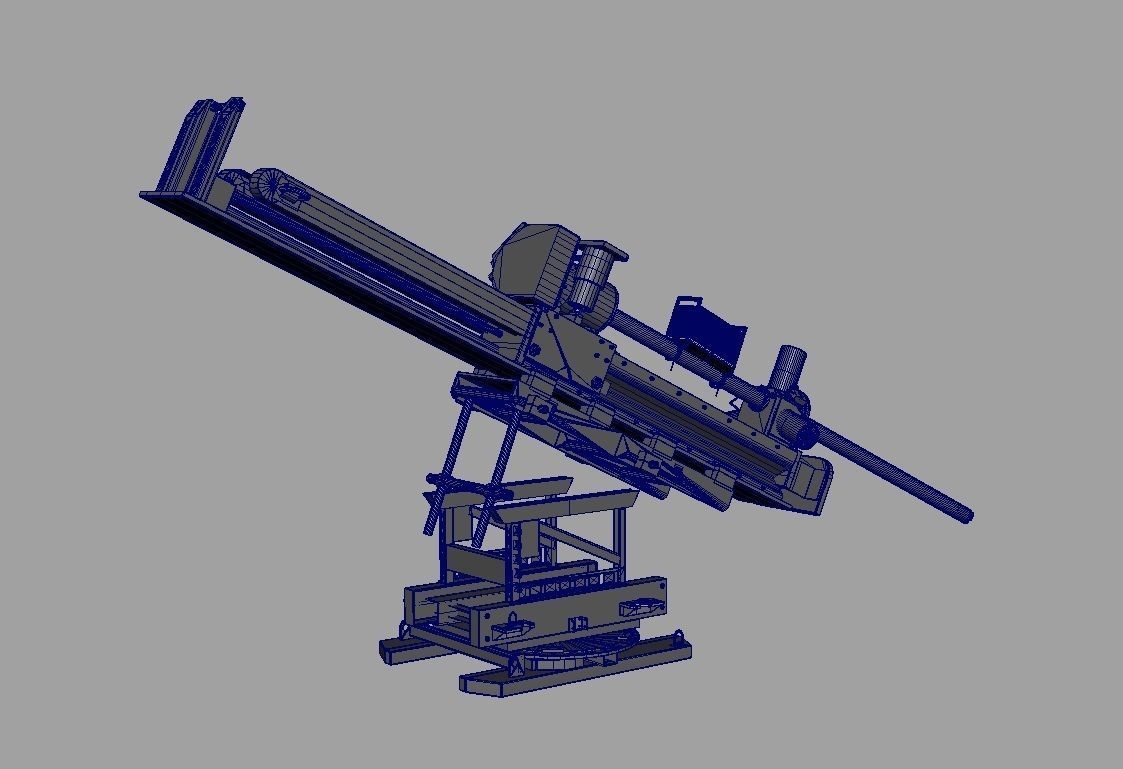 LM 75 Drill Rig 3D Model 3D model_8
