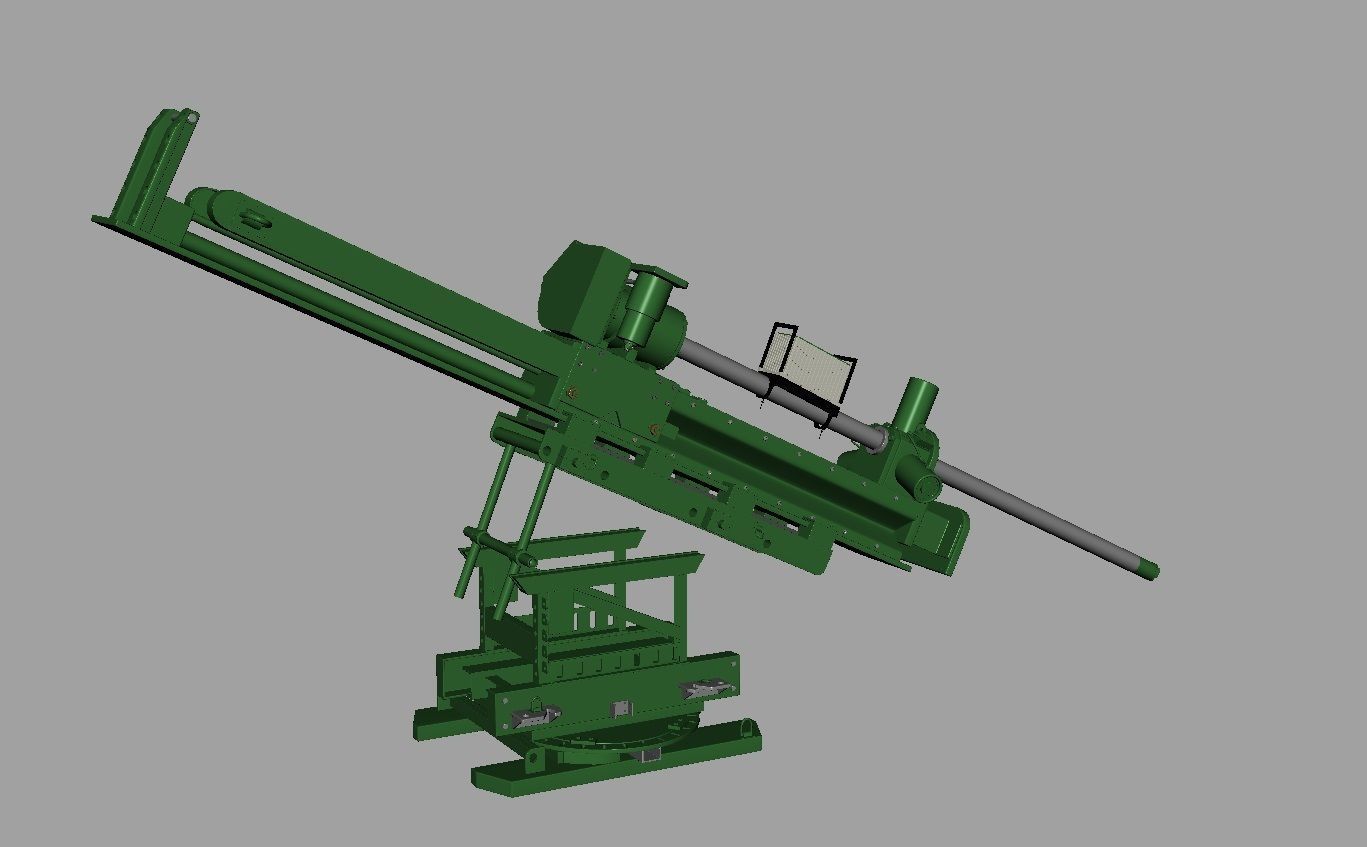 LM 75 Drill Rig 3D Model 3D model_3