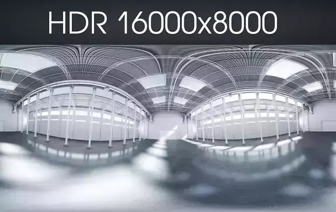 Warehouse interior HDR 3D model