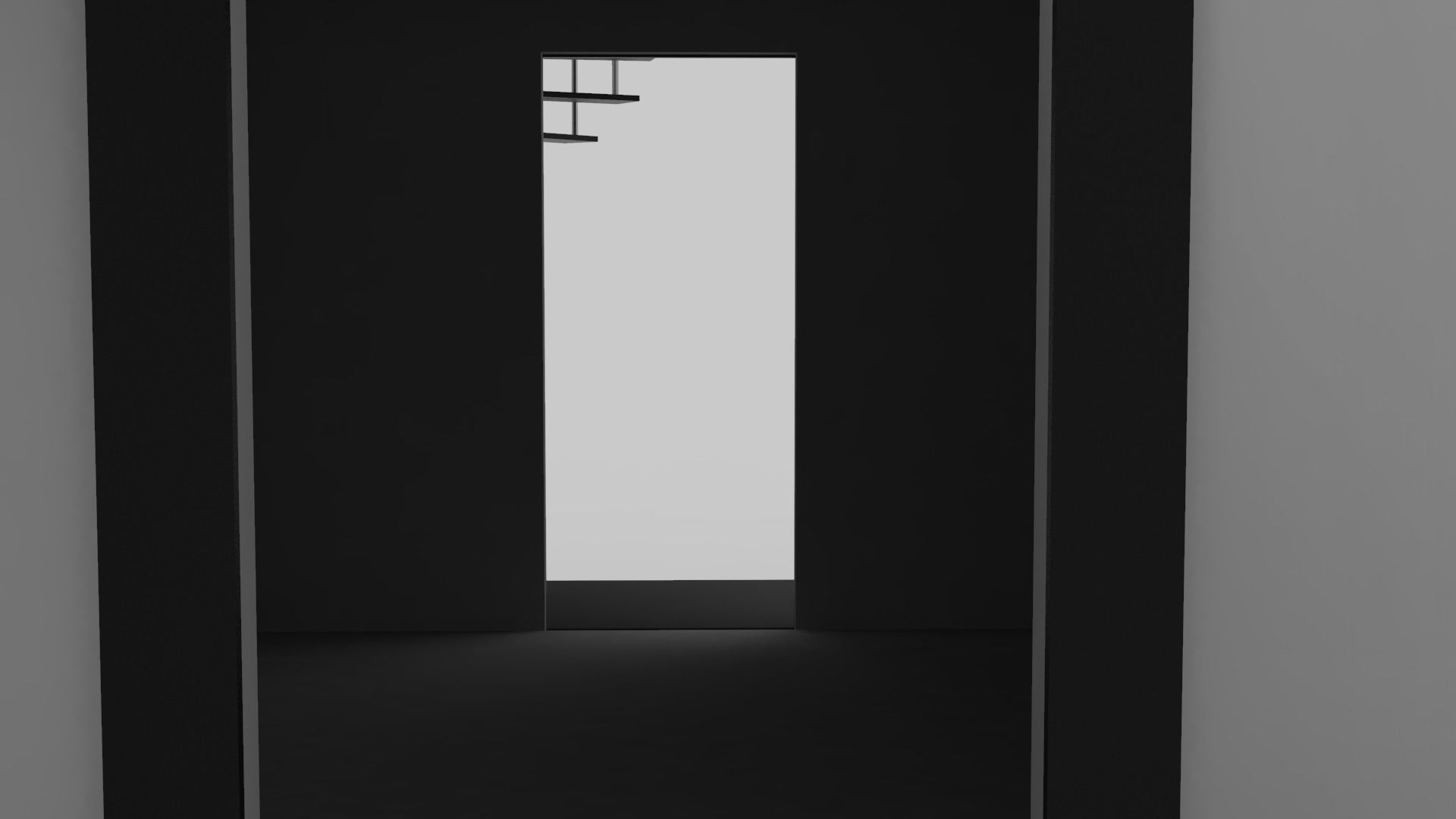 Two Level Stage with Coil Stairs 3D model_8