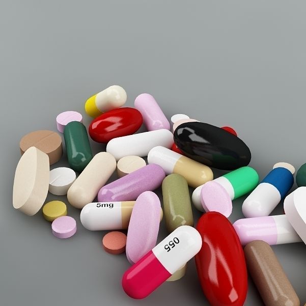 Pills 01 3D model_4
