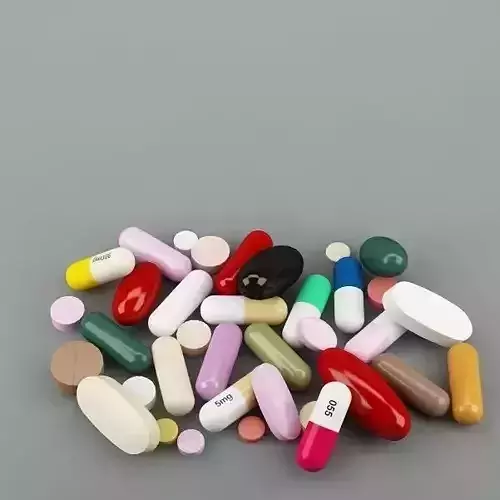 Pills 01 3D model