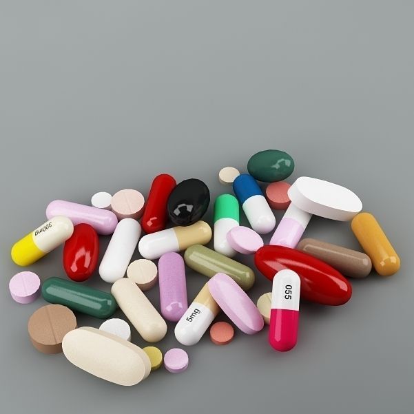 Pills 01 3D model_3