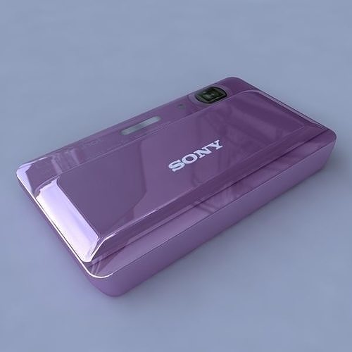 Sony Cyber-shot Digital Camera TX55 Low-poly 3D model