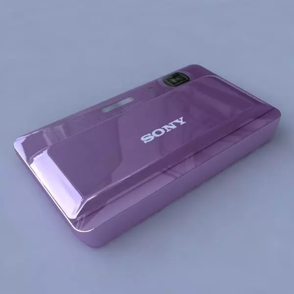 Sony Cyber-shot Digital Camera TX55 Low-poly 3D model