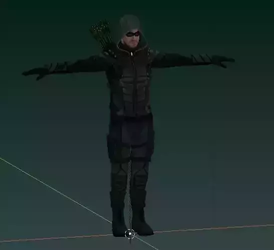 The Green Arrow CW  3D model
