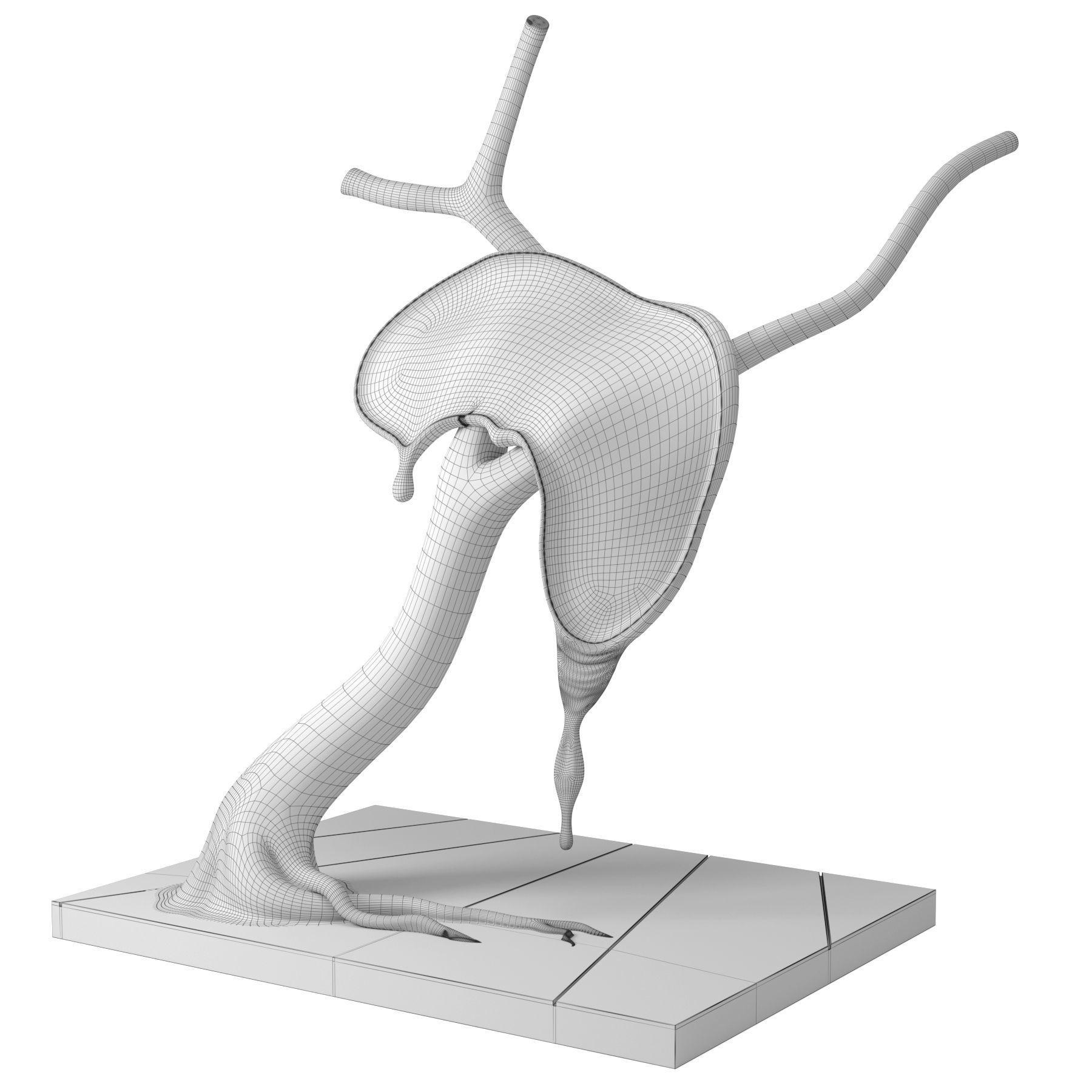 Profile of Time by Salvador Dali 3D model_3