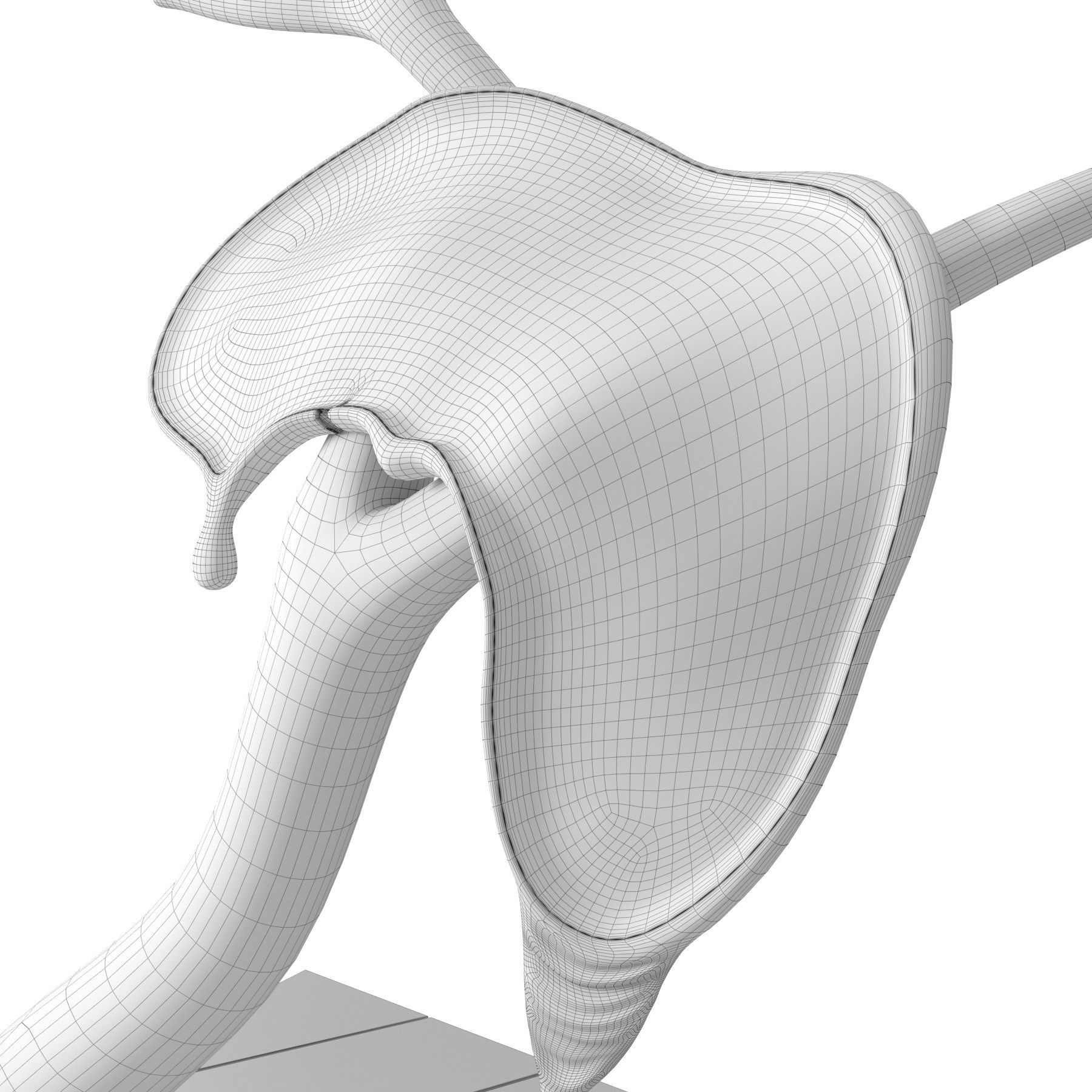 Profile of Time by Salvador Dali 3D model_7