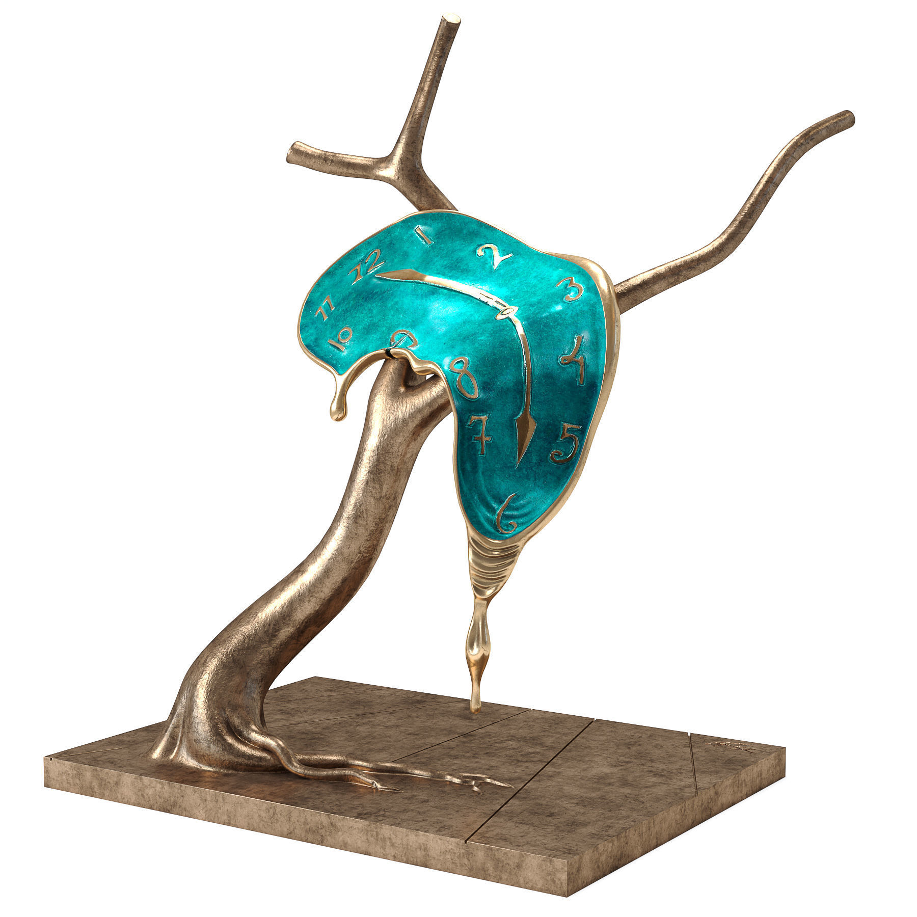 Profile of Time by Salvador Dali 3D model_2