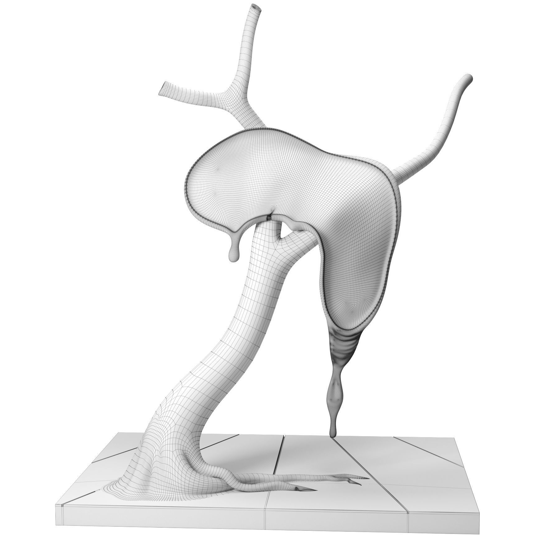 Profile of Time by Salvador Dali 3D model_1