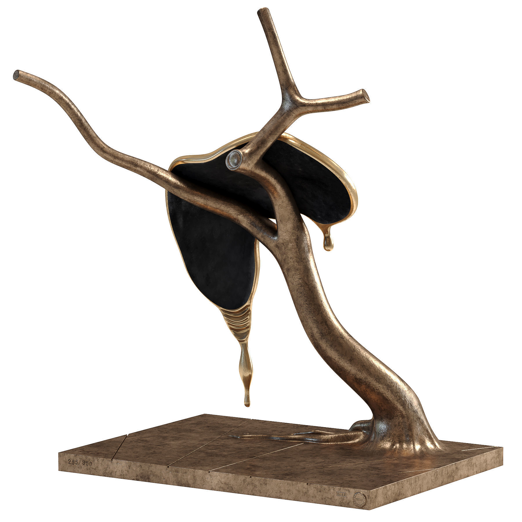 Profile of Time by Salvador Dali 3D model_4